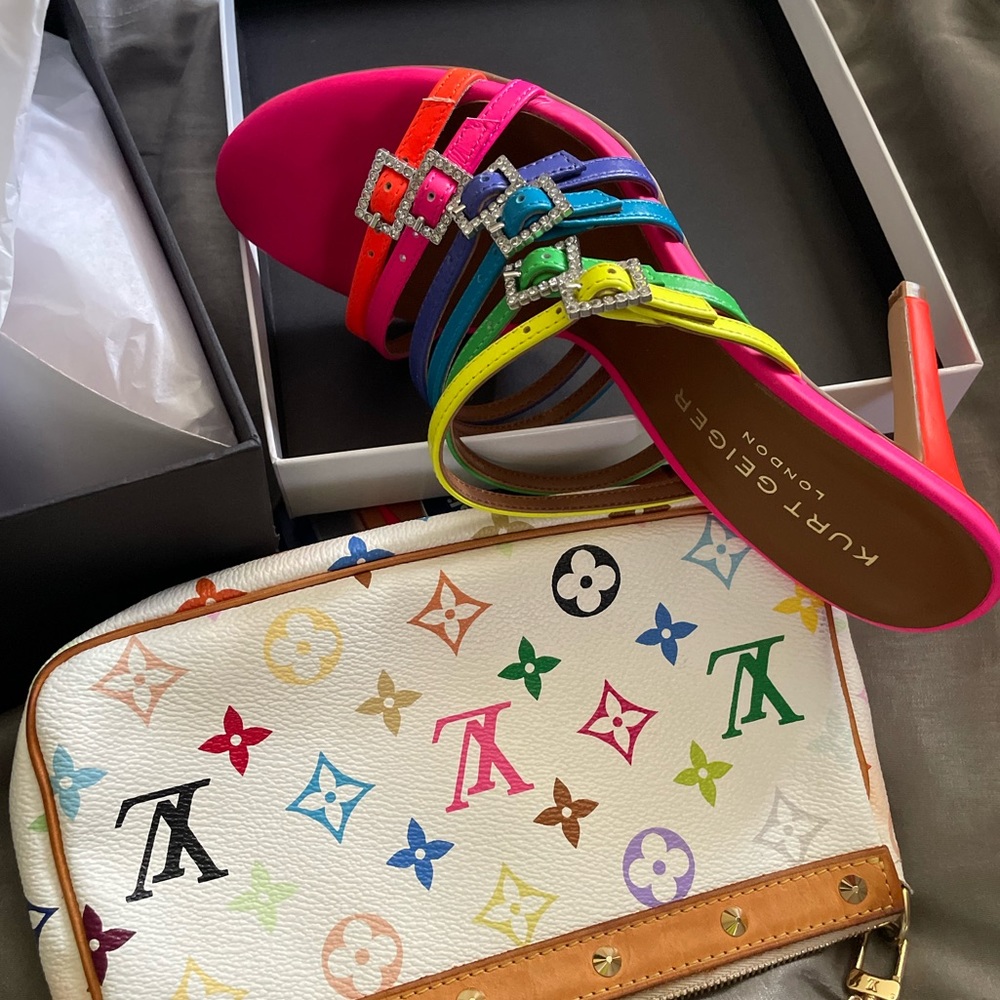 Neon Kurt Geiger Mule